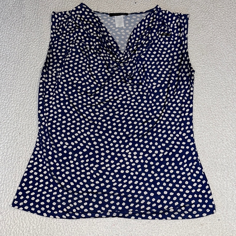 Women’s Navy Shell with Abstract Design